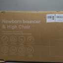 6-in-1 Convertible High Chair with Rocker | Baby High Chair for Newborn to Toddler (0-3 Years) | Adjustable, Foldable & Easy-Clean with Dishwasher Safe Tray & Tool-Free Assembly, Black White