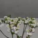 Senjie Artificial Cherry Blossom Branches, Fake Flowers Bouquet with Real Touch Long Stems, Faux Silk Flowers for Vases Wedding Party Table Centerpieces Spring Home Decor (3PCS, Vase Not Included)