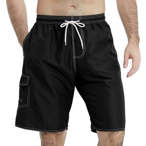 Mens Swim Trunks Swim Shorts Swimming Trunks Swimsuit Quick Dry with Mesh Lining Swimwear (XXXL)
