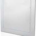 TBWHL Self-Adhesion Access Panel 9.76 x 9.76 Inch for Drywall & Ceiling, Heavy-Duty ABS Plastic & Easy to Install, Wall Hole Cover for Plumbing & Electrical Cables & Wiring (Silver Color)