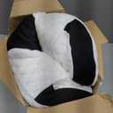 CHxxy Memory Foam Pillows, Cervical Pillow for Neck and Shoulder Pain Relief, Ergonomic Contour Bed Pillow, Soft for Side Sleep Stomach Sleeping and Back Sleeper-Queen Size&Black