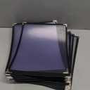 25-Pack Menu Covers 8.5 x 11 Inch, 1 Page 2 View Double-Sided Restaurant Menu Holders, Waterproof Clear Plastic Sleeves for Cafe, Bar, Homeschool