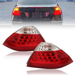 Tail Light for 2006 2007 Hon-da Accord, Rear Tail Light Driver & Passenger Side Unit HO2818130 4dr For Sedan, 33551-SDA-A32,1 Pair