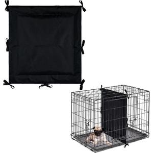 Waterproof PU Dog Crate Divider Panel  Durable Leather Dog Kennel Divider with Ties, Ideal for Puppy Crate Training, Fits 36" Crates. (Divider Only, Crate Not Included)