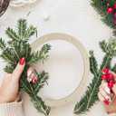 BESPORTBLE 6 Pcs Round Wooden Wreath Frames 11.81 Inch Wood Rings for Crafts Wreath Making Supplies Floral Garland Decorations Wedding Party DIY