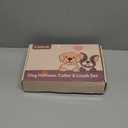 No Pull Dog Harness, Collar & Leash Set | Includes Dog Seat Belt, Collapsible Bowls & Poop Bag Dispenser. Ideal for Training, Walking, Hiking. Fits Small to Large Dogs(Pink-M)