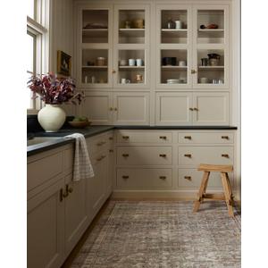 Loloi Chris Loves Julia Jules Collection JUL-09 Ink/Terracotta 7'-6'' x 9'-6'', .13" Pile Height, Area Rug