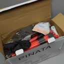 Spider Piata, Funny Venom Tongue Shape Pinata for Boy's Birthday Celebration Decoration Supplies, Includes 24" Bat Stick, Eye Mask, Rope