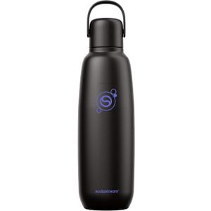 sodastream Fizz & Go Cool - All Metal Bottle (Black) Carbonating Bottle Capacity, 0.9L