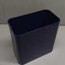 Rectangle Open Waste Can - Blue, size : 10 x 7 inch