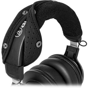 GEVO Protective Headband Cover for Audio Technica ATH M50, M50X, M50XBT, M40X M Series, Corsair Virtuoso & More, Machine Washable, No More Flaking Leather, Easy Installation, No Tool Needed | Black