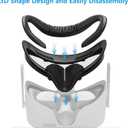 2 Pack Face Pad for Oculus Quest 2, Facial Interface & Face Cover Pad, Anti-fogging Sweatproof Face Cushion for VR Meta Quest 2 Accessories Replacement