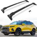 265LBS Lockable Cross Bars Roof Rack Fit for Chevy Chevrolet Blazer 2019-2026 (NOT for EV) Aluminum Crossbars Cargo Bar Luggage Baggage Carrier Rooftop Accessories, for Storage Bag Kayak Canoe Bike