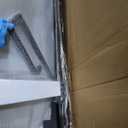 Frameless Pivot Shower Door 27-28" W x 72" H, Pivot Swing Shower Glass Door with 1/4"(6mm) Clear Tempered Glass Shower Door, Easy to Clean Bathroom Shower Door, Matte Black