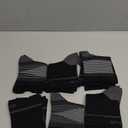 Plantar Fasciitis Sock (6 Pairs) for Men and Women, Compression Foot Sleeves with Arch and Ankle Support, Black, X-Large