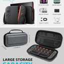 TiMOVO Carrying Case for Nintendo Switch 2 (2025), Large Capacity Protective Hard Shell Portable Travel Case Pouch for Switch 2, with 10 Game Card Slots and Pockets for Console & Accessories, Gray