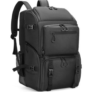 Rabjen DJ Backpack for Club Gigs, DJ Mixer Case Compatible with Pioneer DJ DDJ-REV1, DJ Controller, Novation Launchkey 37 Key Keyboard and More Equipment (black premium version)
