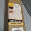 UNISHADES No Drill Cordless Bamboo Roman Shades, 20×64 in, Carbonized | Natural material, Light Filtering, Easy Install