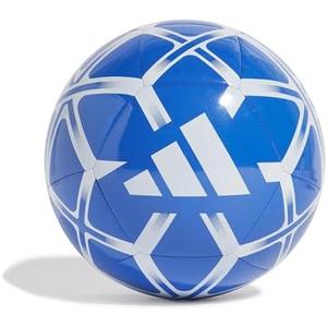 adidas Unisex Starlancer Club Soocer Ball, Blue/White, 4