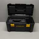 Stanley Tools and Consumer Storage STST19331 Stanley Essential Toolbox, 19", Black/Yellow