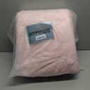 Pink Fluffy Area Rug for Girls' Bedroom, 90"x70" Machine Washable Plush Pastel Shag Rug, Large Soft Furry Carpet for Living Room, Nursery, Kids' Room, or Dorm Décor