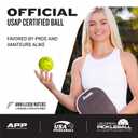 Franklin Sports X-40 Outdoor Pickleballs - Official Ball of USA Pickleball, APP Tour + US Open - Regulation Size, 100 Pack