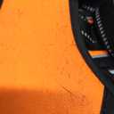 PHOEPET Reflective Dog Harness Large Breed Adjustable No Pull Vest with with Handle 2 Metal Rings 3 Buckles [Easy to Put on & Take Off](L, Orange)