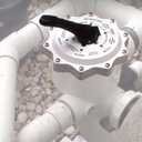 270067 2 Inch Top Valve Assembly Replacement for Hiflow Top & Side Mount Pool Spa Multiport Valves