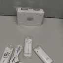 Wii Charging Dock Charger Station, 4 Port Wii Remote Controller Charger with 4 Pcs 2800mAh Rechargeable Batteries (White)