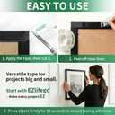 EZlifego Double Sided Tape Heavy Duty, Nano Double Sided Adhesive Tape, Clear Mounting Tape Picture Hanging Adhesive Strips (9.85FT)