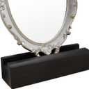 Baluue Floor Mirror Stand Holder, Solid Wooden for Full Length Mirrors Holder Anti-Slip Base Leaning Support Stopper for Home Wedding Sign Art Gallery Display Frames up to 1.3"