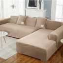 Sofa Slipcovers for Couch Cover Stretch Seat Furniture Protector Slip Covers for Living Room (Color : Tan, Size 3x1 ft)