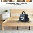 YHK 8PCS Adjustable Height Bed Support Legs 5.0-7.8inch, Heavy Duty Bed Frame Support Legs for Bed Slat and Frame, Plastic Bed Frame Support Replacement Bed Support Reinforcement Parts