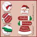 TOARTi Merry Christmas Santa Front Door Sign Hanging(9.8x21.3 inches), Rustic Vintage Christmas Santa HO HO HO Wooden Wall Plaque, Farmhouse Happy Holiday Sign for Christmas Winter Housewarming Gift