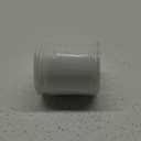 Hollow Pipe Tubing Rubber Cord, 27.3 Yards 3mm Stretchy String with 1.5mm Hole Elastic Strings Barber Cords for Jewelry Making/DIY Crafts/Necklaces/Bracelets [White]