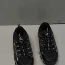 Eggseed Boys Kids Hiking Trail Shoes Waterproof Slip Resistant Outdoor Trekking Walking Running Sneakers, Black Silver, 4.5 US Big Kid