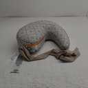 Boppy Anywhere Travel Nursing Pillow, Latte Rattan, Plus Sized to Petite with Stretch Belt, Portable Nursing Pillow, Breastfeeding and Bottle-Feeding Support, Machine Washable (1 Count (Pack of 1))