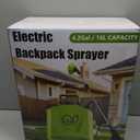 Battery Powered Backpack Sprayer 4 Gallon, Electric Garden Sprayer in Lawn