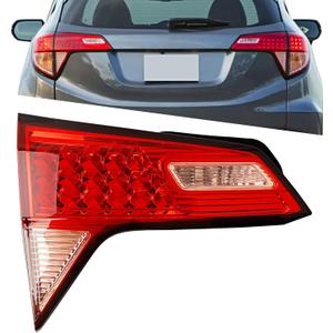 Inner Tail Light for Honda HRV 2016 2017 2018 - Brake Taillight Assembly Rear Lamp Replacement for 34155-T7S-A01 and 34155T7SA01 - Driver Left Inner Side