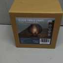 Battery Operated Lamp with Timer, Small Table Lamp Battery Powered, Cordless Bedside Lamps for Living Room Decorative Lamp for Bedroom Tabletop Shelf Dorm Desk-Grey (Gray)