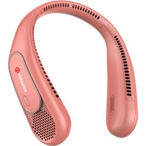 Hotsales Neck Fan, Hands Free Bladeless Neck Fans Portable Rechargeable, 6000 mAh Battery Operated Wearable Personal Fan, Cooling Neck Fan, 3 Speeds, USB Fan Gifts for Men, Women, Travel, Outdoor (Red)