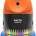 X-ACTO Crayon Pro Electric Sharpener, SafeStart Automatic Motor, 1 Count - Great for Home or School Classroom Use