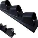 Universal Black 2" 52mm Triple 3 Hole Pillar Gauge Pod Holder