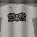 Bra Graphic Corset Print Bustier Sexy Fun Lingerie Design T-Shirt, S