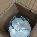 QIYVLOS Toothbrush Holders with Sliding Lid, Rotating 3 Slots Bathroom Organizer Countertop, Tooth Brush Toothpaste Holder Bathroom Counter Stand Sink Organizer Caddy for Vanity Makeup Brushes Holder (White+Transparent Black)