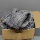 Bedsure GentleSoft Fleece Bed Blankets Queen Size Grey - Soft Warm Winter Blanket Lightweight Cozy Luxury Microfiber, Room Home Decor Christmas Decorations Gifts for Women and Men, 90x90 inches