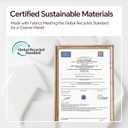 White Waffle Shower Curtain, Waffle Weave Striped Shower Curtain Hotel Luxury White Fabric Shower Curtains for Bathroom