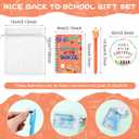 24 Set Back to School Stationery Set for Students, First Day of School Ballpoint Pens Mini Notebook Gift Card Welcome to School Gifts for Classroom Gifts Goodie Bags Fillers Party Favors
