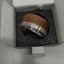 KNODOS 54mm Espresso Distribution Tool Walnut Coffee Distributor Adjustable Depth Stainless Steel Espresso Leveler Compatible with Breville Espresso Machines