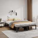 Full Size Bed Frame 12 Inch Metal Platform Bed Frame with Underbed Storage